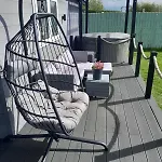Inch View With Hot Tub & Sauna 샬레 *
